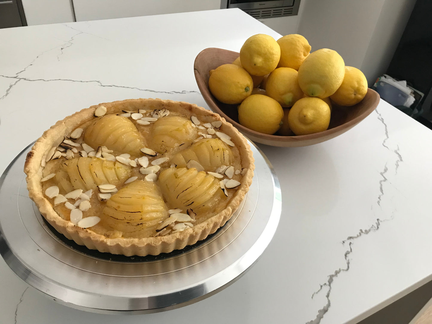 Pear frangipane
